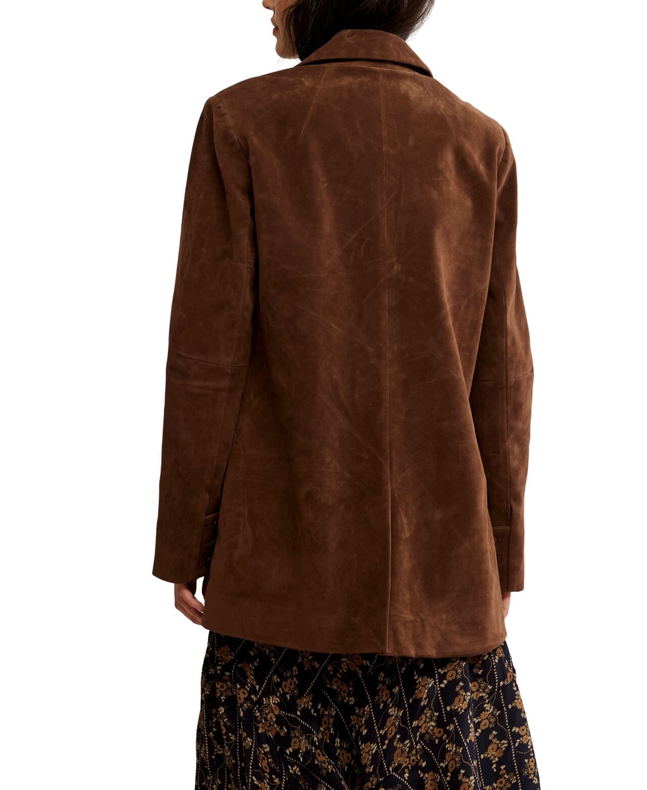 Free People Paper Cut Vegan Blazer