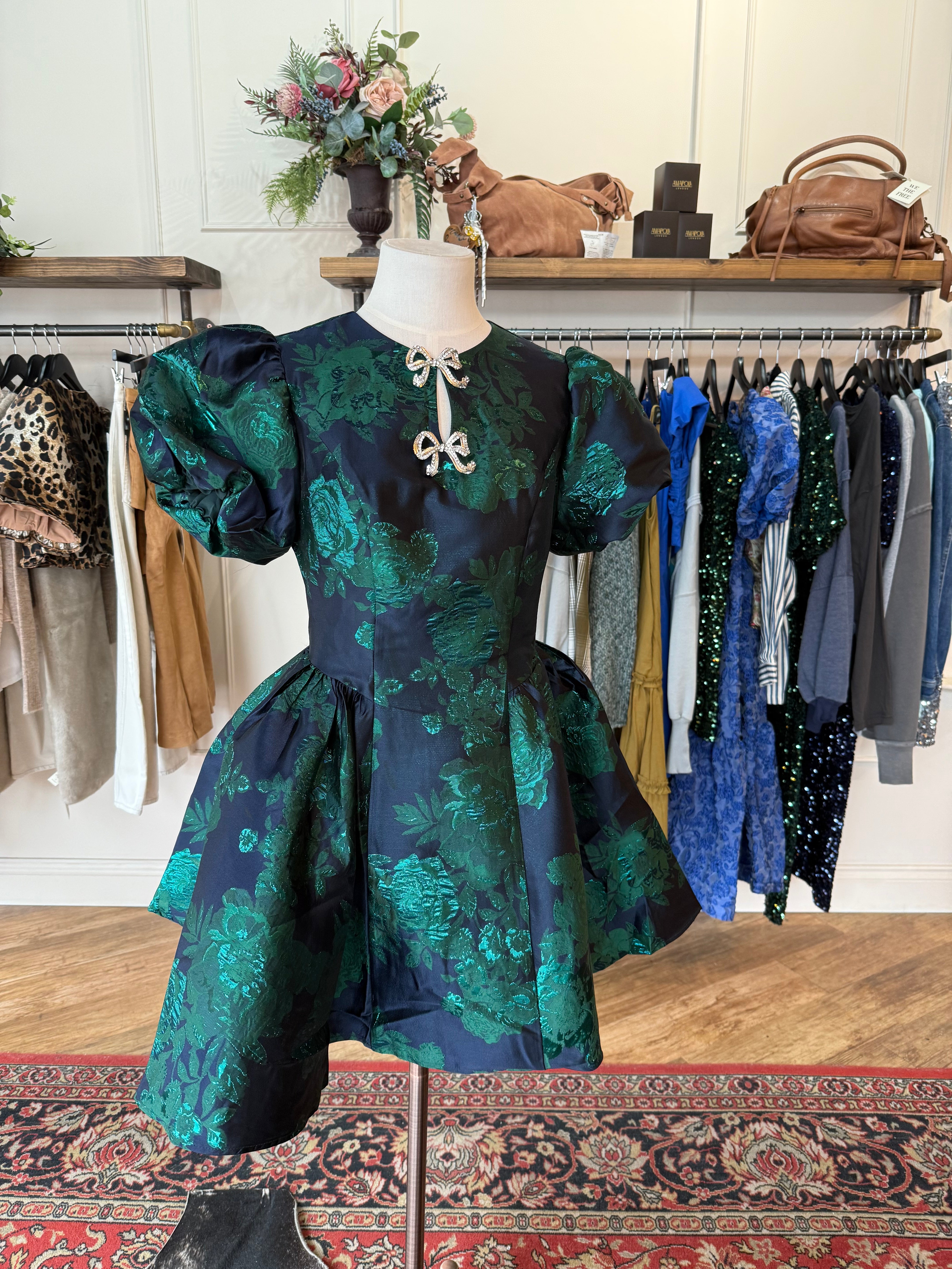 Lili Jacquard Mini Dress - Sister Jane