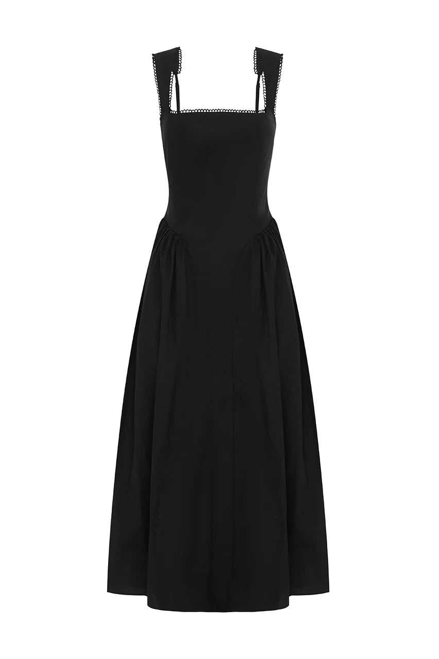 Lani Midi Dress - Black - Runway The Label