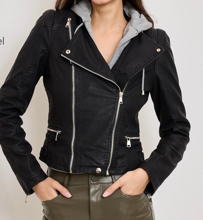 Faux Leather Jacket